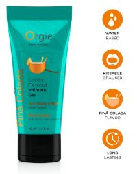 Оральный лубрикант Orgie Cocktail Flavored Intimate Gel - Pina Colada , 50 ml