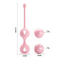 Вагінальні кульки - Pretty Love Kegel Tighten Up I Light Pink