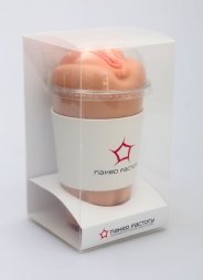 Мастурбатор-вагіна Naked Factory Cup Sleeve V - 2, наскрізний