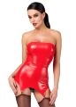 Корсет с подвязками для чулок Noir Handmade F368 Bombshell Fierce Corset-belt Red XS