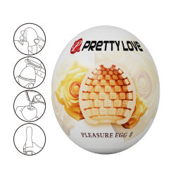 Мастурбатор - Pretty Love Pleasure Egg Masturbator Flesh