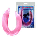 Двусторонний фаллоимитатор в виде дельфина - Double Dolphin Pink