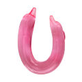 Двусторонний фаллоимитатор в виде дельфина - Double Dolphin Pink