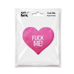Пестис-сердечки Art of Sex - Fuck me, розовый