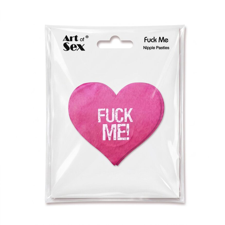 Пестис-сердечки Art of Sex - Fuck me, розовый
