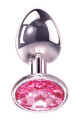 Анальная пробка,маленькая A&amp;E PINK GEM ANAL PLUG SMALL