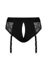 Мереживні трусики для страпона з підв’язками для панчіх Strap-On-Me DIVA HARNESS - L