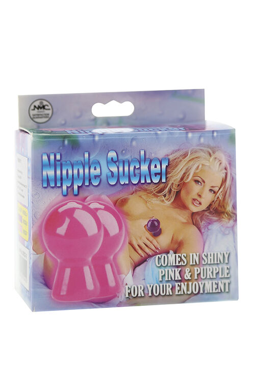 Вакуумные стимуляторы для сосков NMC NIPPLE SUCKER PAIR IN SHINY PURPLE