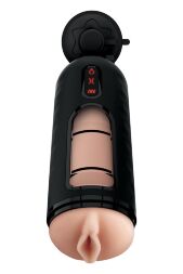 Мастурбатор з вібро Pipedream PDX Elite Vibrating Mega Milker чорний, 23.9 см
