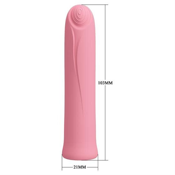 Універсальний вібростимулятор в класичній формі - Pretty Love Curtis Vibrator Pink