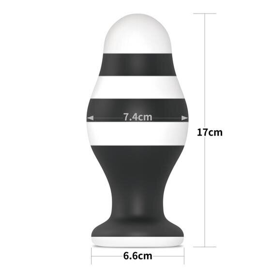Анальная пробка большая - X-Missioner Butt Plug 6.5"