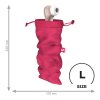 Мешочек для секс-игрушек Satisfyer Treasure Bag L, розовый, на шнурке