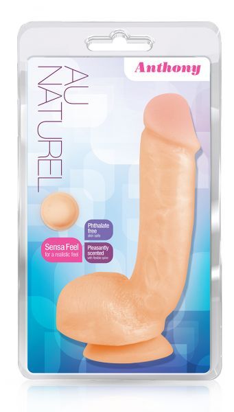 Фаллоимитатор с двойной плотностью AU NATUREL ANTHONY BEIGE