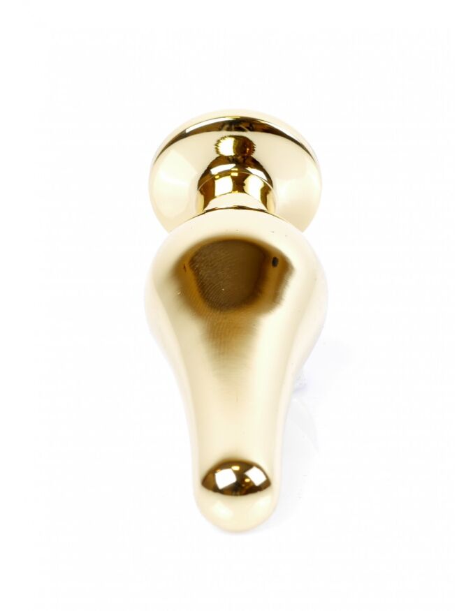 Анальная пробка Boss Series - Jewellery Gold BUTT PLUG Clear, BS6400066