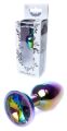 Анальная пробка Boss Series - Jewellery Multicolour PLUG Clear S, BS6400116