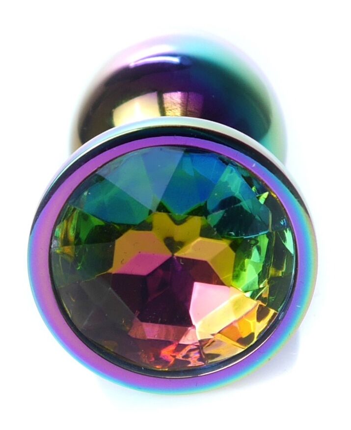 Анальная пробка Boss Series - Jewellery Multicolour PLUG Clear S, BS6400116