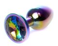 Анальная пробка Boss Series - Jewellery Multicolour PLUG Clear S, BS6400116
