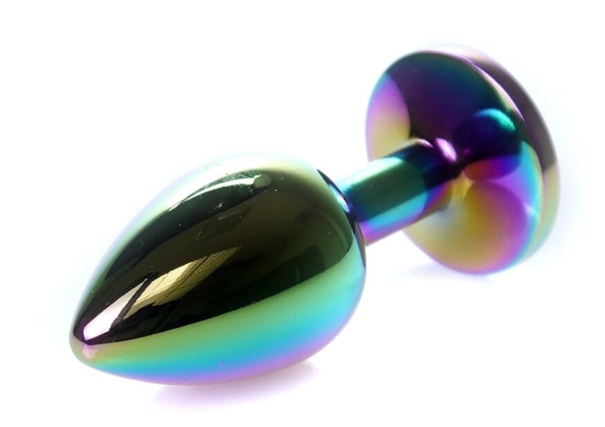 Анальная пробка Boss Series - Jewellery Multicolour PLUG Clear S, BS6400116