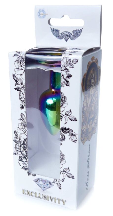 Анальная пробка Boss Series - Jewellery Multicolour PLUG Clear S, BS6400116