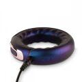 Эрекционное кольцо с вибрацией Hueman Saturn Vibrating Cock/Ball Ring