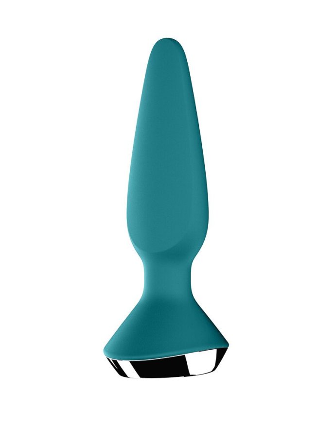 Анальная вибропробка Satisfyer Plug-ilicious 1 Petrol