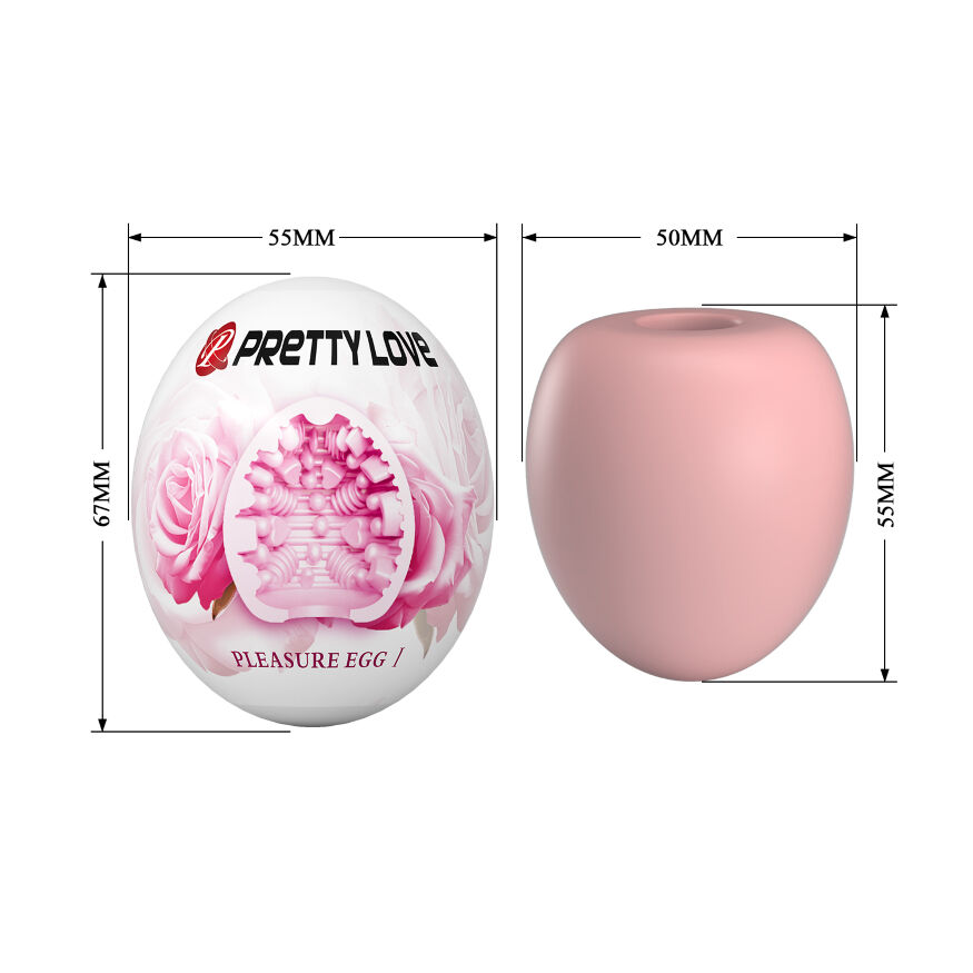 Мастурбатор - Pretty Love Pleasure Egg Masturbator Pink