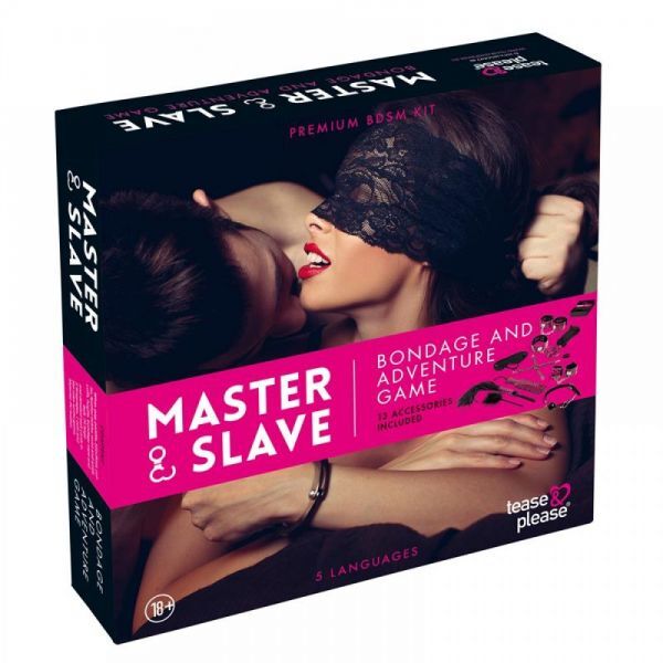 Набор БДСМ  10 предметов Master &amp; Slave, Pink Leopard