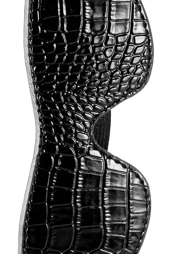 Маска на глаза BLAZE LUXUARY BLINDFOLD CROCO BLACK