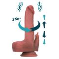 Вибратор реалистик - Thrusting Dildo With Swing Motion And Heating Erospace Natural Play D7