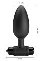Анальный стимулятор с вибрацией Pretty Love Vibra Butt Plug II, BI-040107