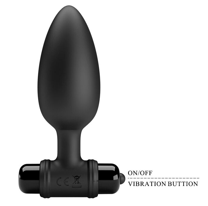 Анальный стимулятор с вибрацией Pretty Love Vibra Butt Plug II, BI-040107