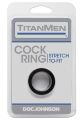 Эрекционное кольцо Doc Johnson Titanmen Tools - Cock Ring - Black