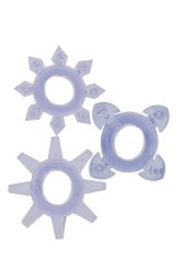 Эрекционные кольца Tickle C-rings Purple