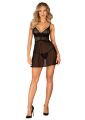 Еротичний комплект Obsessive Chemeris babydoll &amp; thong XS/S, пеньюар та стрінги