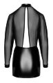 Платье Noir Handmade F348 Powerwetlook and tulle dress - XXL