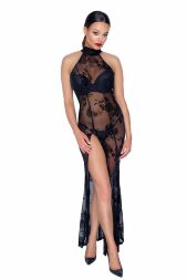 Длинное сетчатое платье Noir Handmade F239 Long tulle dress, XL