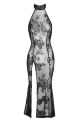 Длинное сетчатое платье Noir Handmade F239 Long tulle dress, XL