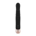Вибратор-кролик Rosy Gold - Rabbit Vibrator with thrusting function - Black