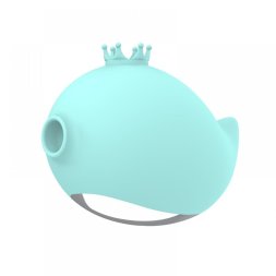 Вакуумний стимулятор клітора RACHEL Vibrating & Sucking Fish USB 9 functions, Blue