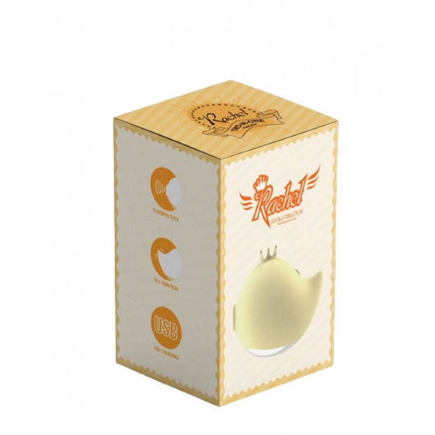 Вакуумний стимулятор клітора RACHEL Vibrating &amp; Sucking Fish USB 9 functions, Blue