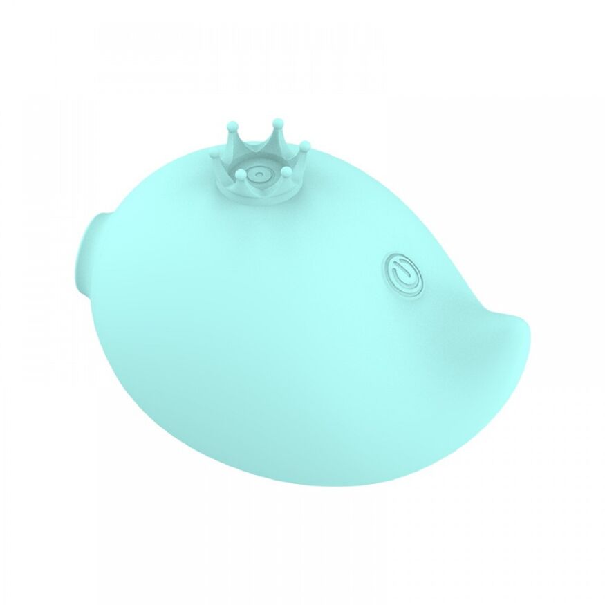 Вакуумний стимулятор клітора RACHEL Vibrating &amp; Sucking Fish USB 9 functions, Blue