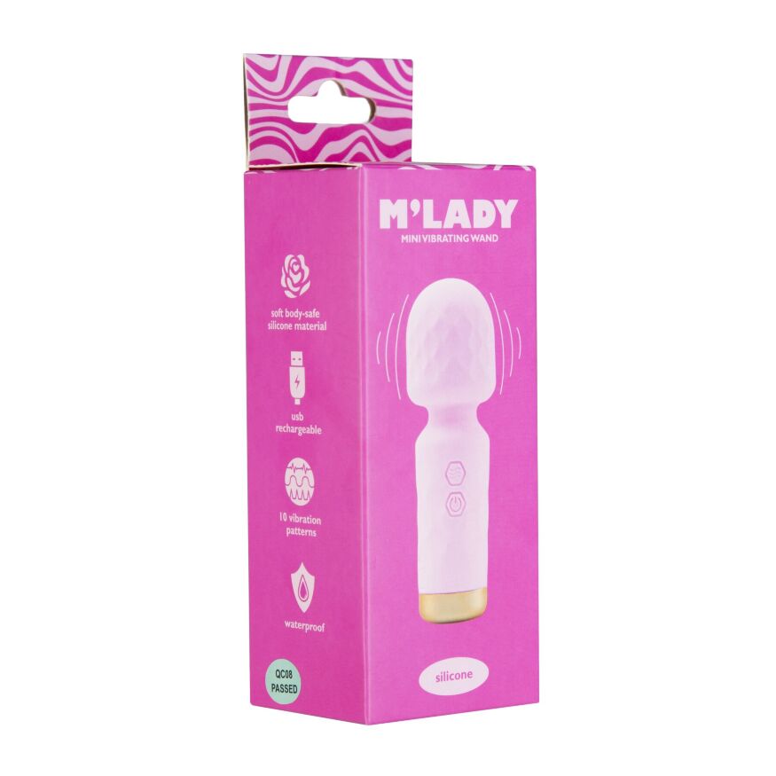 Вибромассажер M’Lady Mini Vibrating Wand Pink