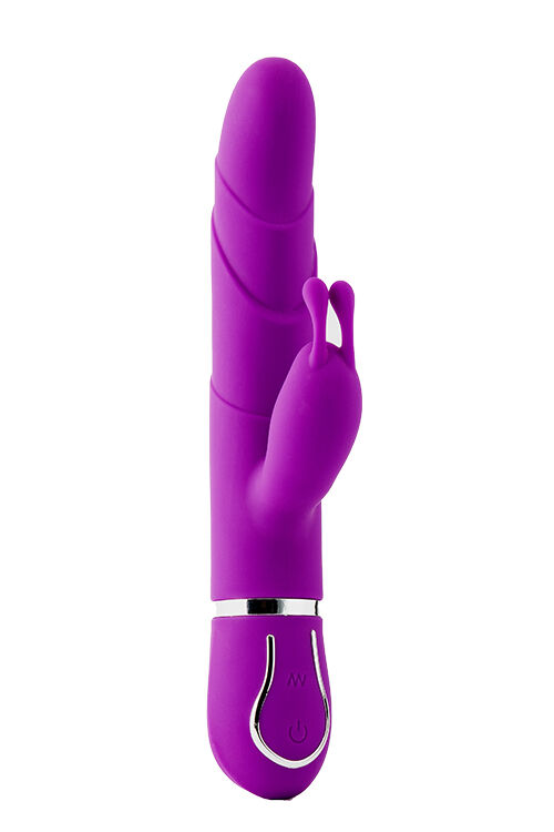 Двойной вибратор кролик Dream Toys VIBES OF LOVE FLORAL FANTASY PURPLE