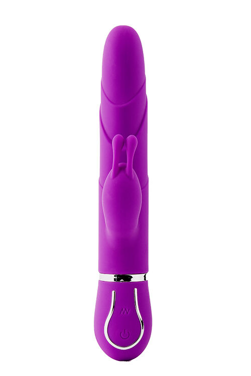 Двойной вибратор кролик Dream Toys VIBES OF LOVE FLORAL FANTASY PURPLE