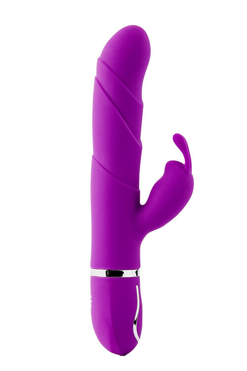 Двойной вибратор кролик Dream Toys VIBES OF LOVE FLORAL FANTASY PURPLE