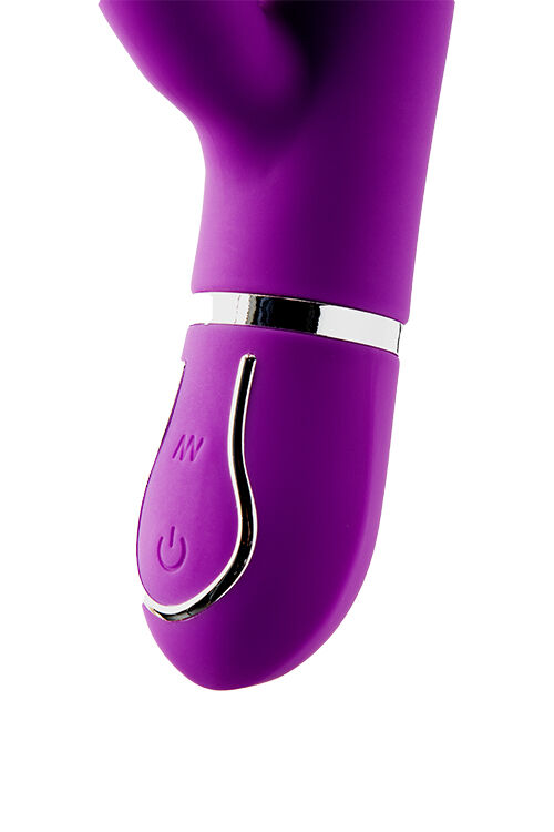 Двойной вибратор кролик Dream Toys VIBES OF LOVE FLORAL FANTASY PURPLE