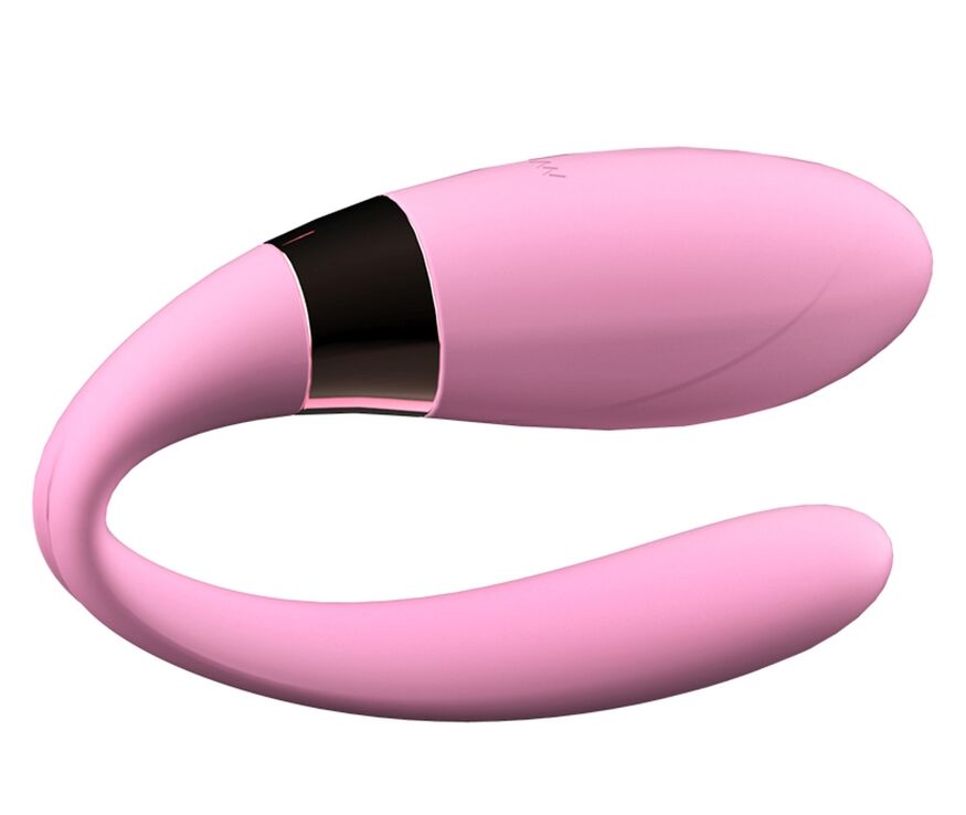 Вибромассажер для пар с пультом ДУ - Boss Series V-Vibe Pink USB 7 Function, BS6200001