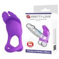 Насадка на член - Pretty Love Silas Vibrant Penis Ring Purple