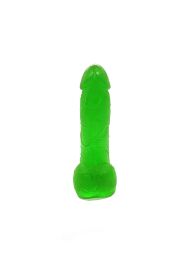 Мыло в форме пениса Чистий Кайф Green size S, крафтовое мыло-член, натуральное