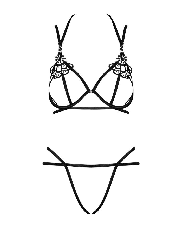 Эротический комплект из стреп Obsessive Badossa 2-pcs set S/M (мятая упаковка!!!)